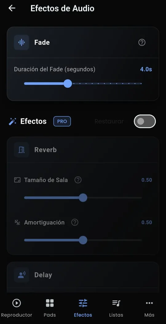 Cambio de tono sin corte
